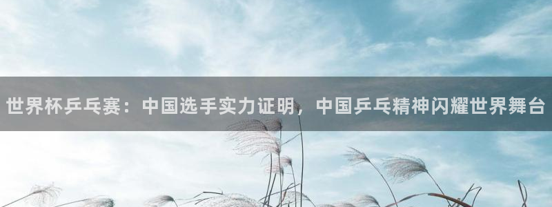 预选赛世界杯:世界杯乒乓赛:中国选手实力证明,中国乒乓精神闪耀世界舞台
